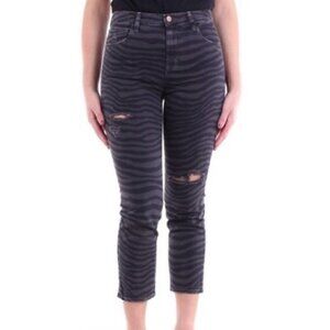 J Brand Black Dazzle Destruct Jeans Size 24